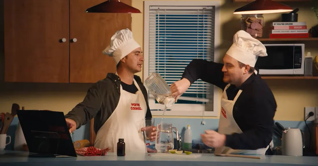 Ces pompiers proposent des recettes de cuisine pour les gens ivres