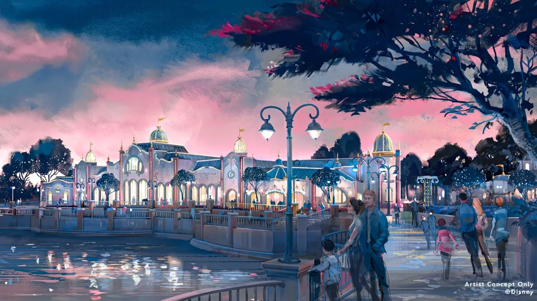 Zone thématique La Reine des Neiges à Disney