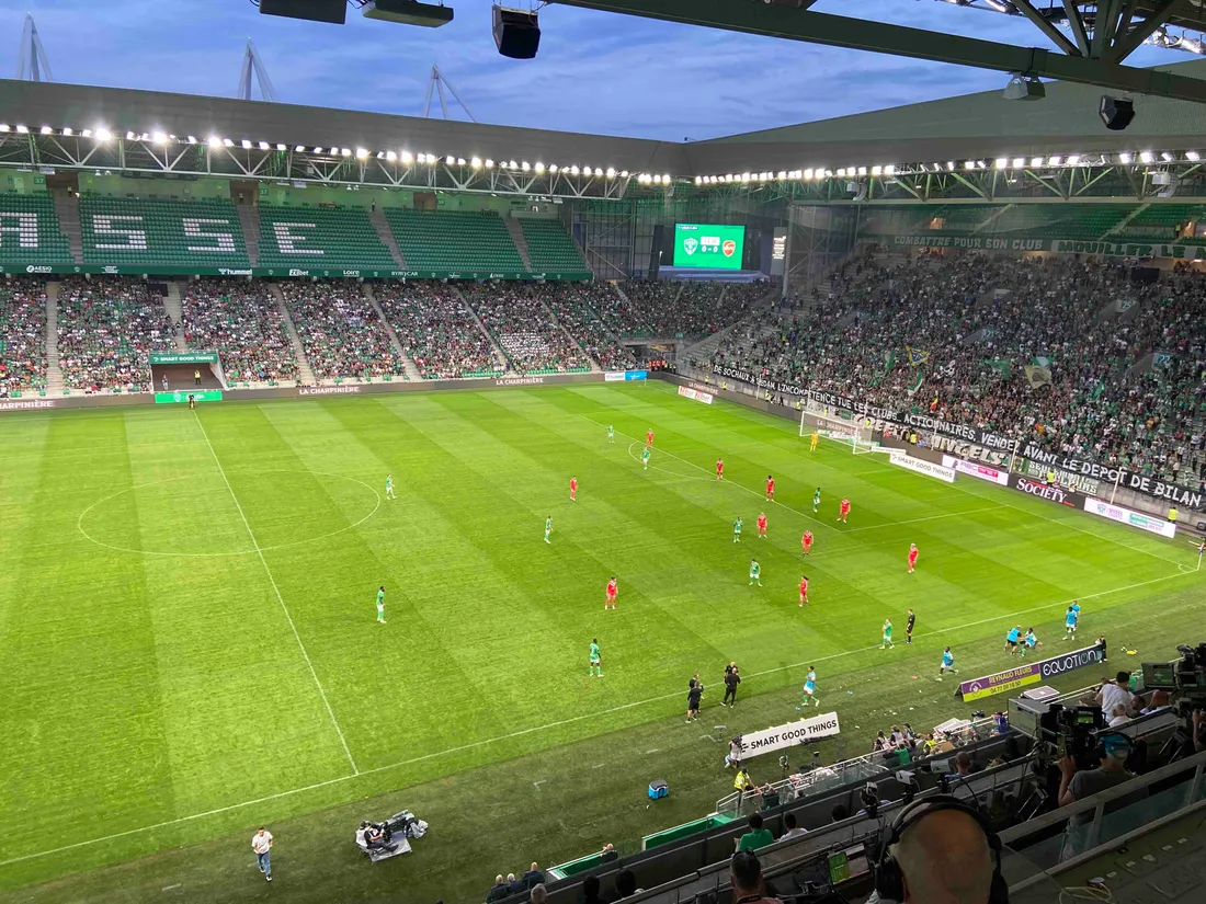 Les Verts contre Valenciennes. 