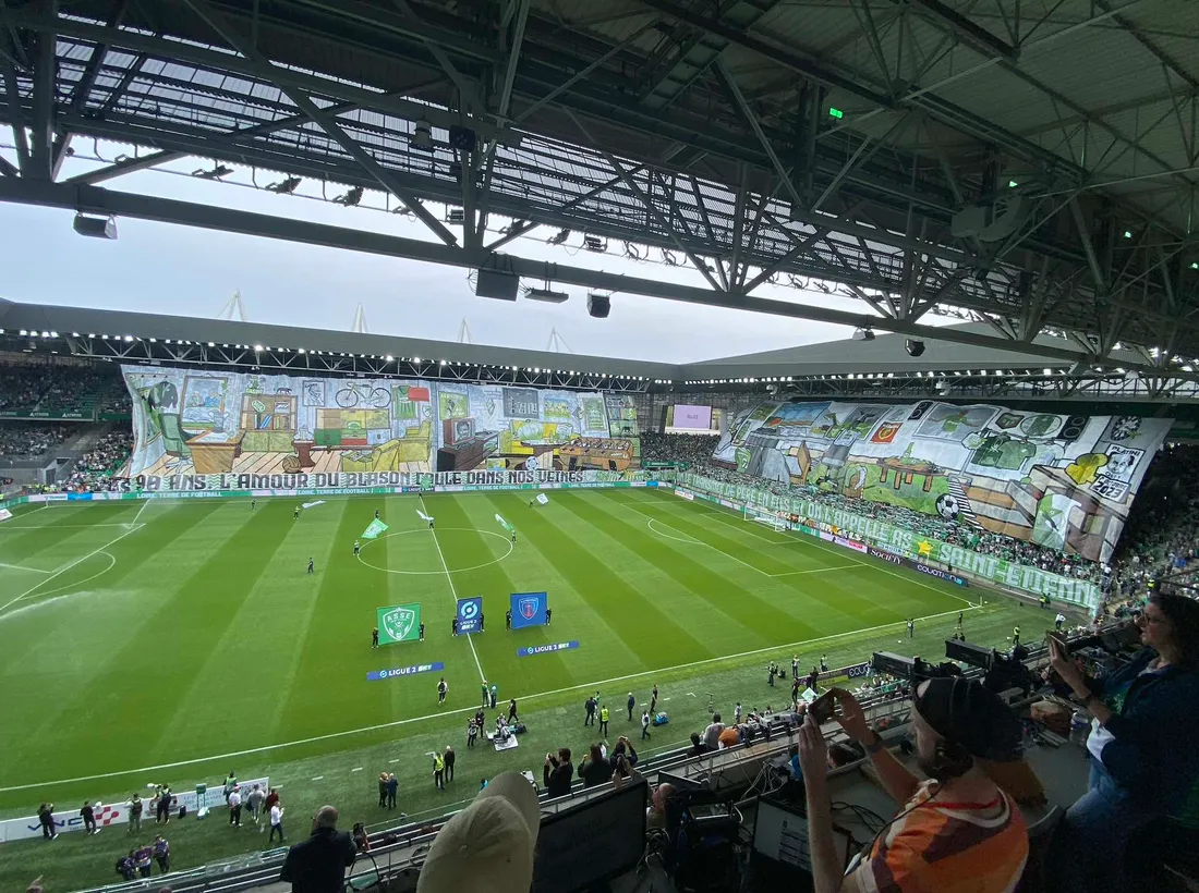 Les Verts l'emportent 1-0 contre Concarneau en ouverture de la 31è journée de L2.