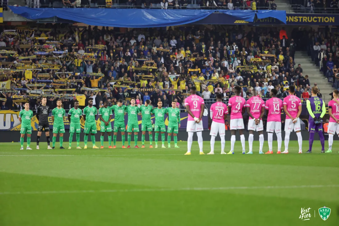 Les Verts ont cédé à chaque début de mi-temps, à Sochaux. Crédit photo : asse.fr