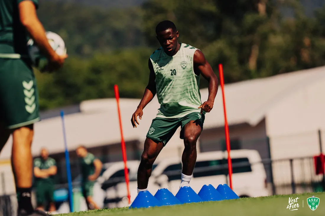 Boakye lors du stage.