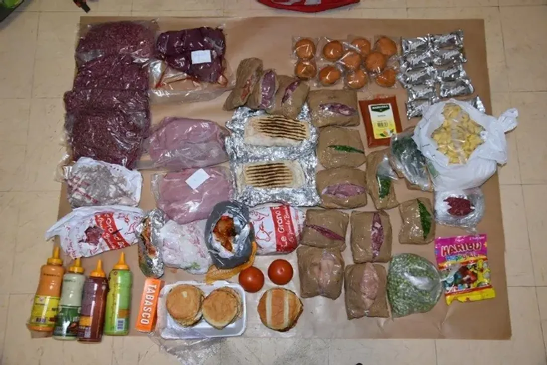 Le résultat de la saisie. 