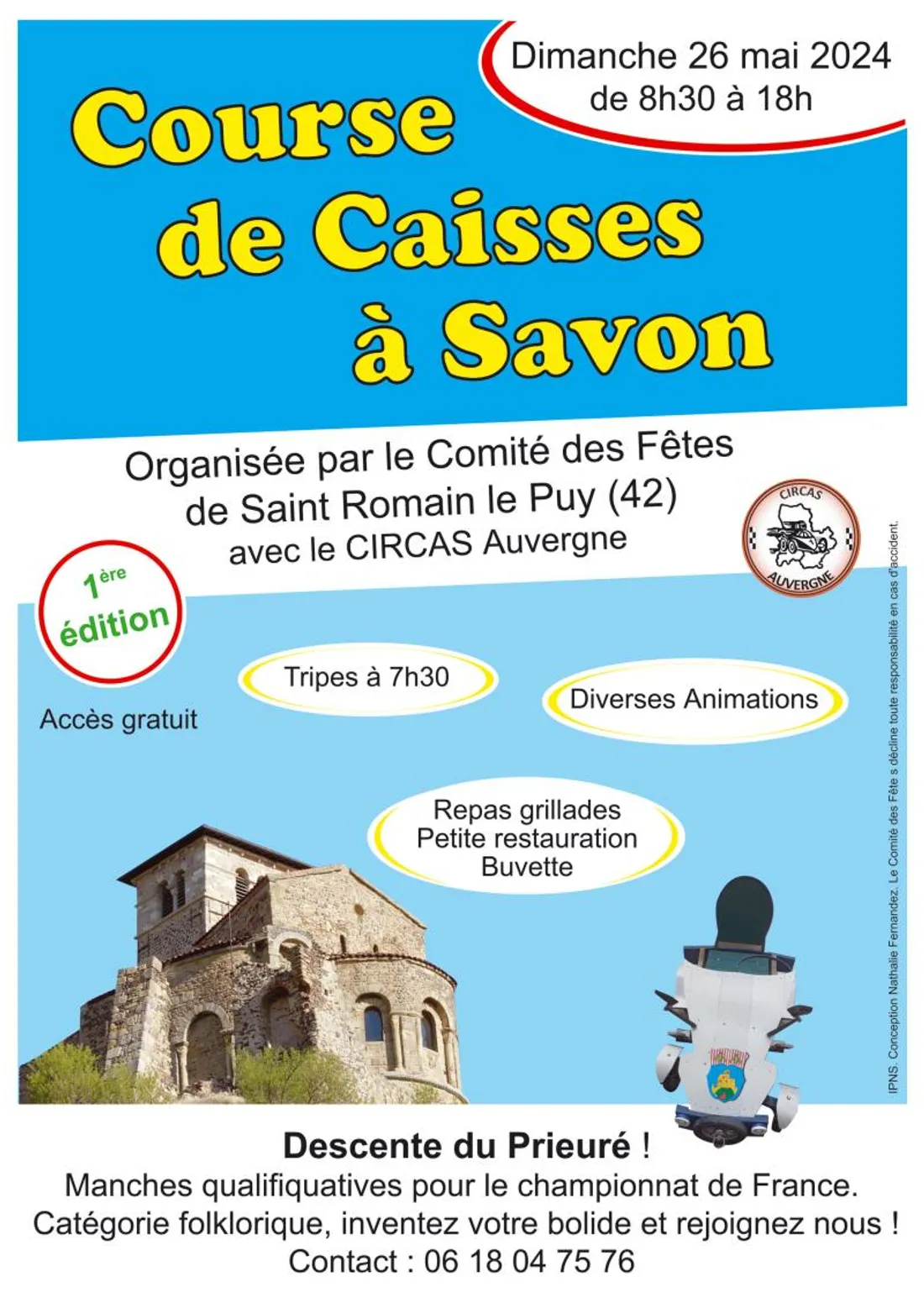 Course de caisses à savon à St-romain-le-Puy
