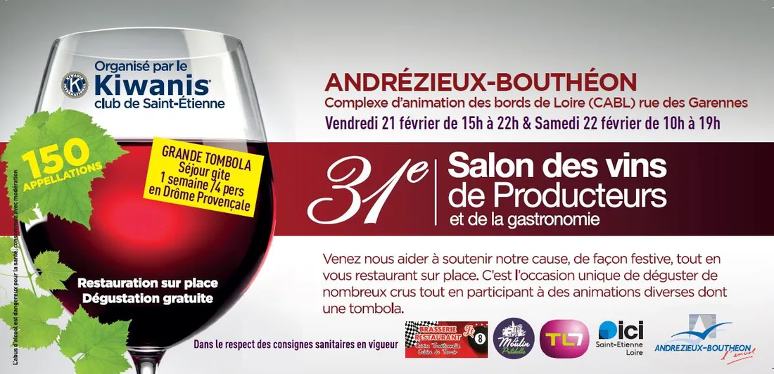 Salon des vins de producteurs et de la gastronomie à Andrézieux-Bouthéon