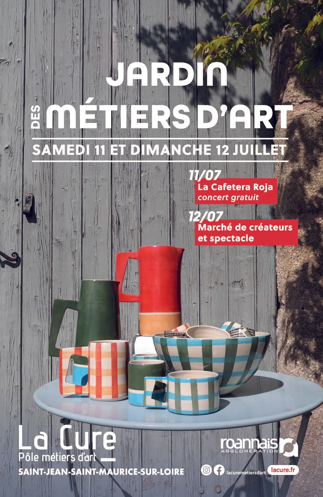 3ème édition du jardin des métiers d'art à Saint-Jean-Saint-Maurice-sur-Loire