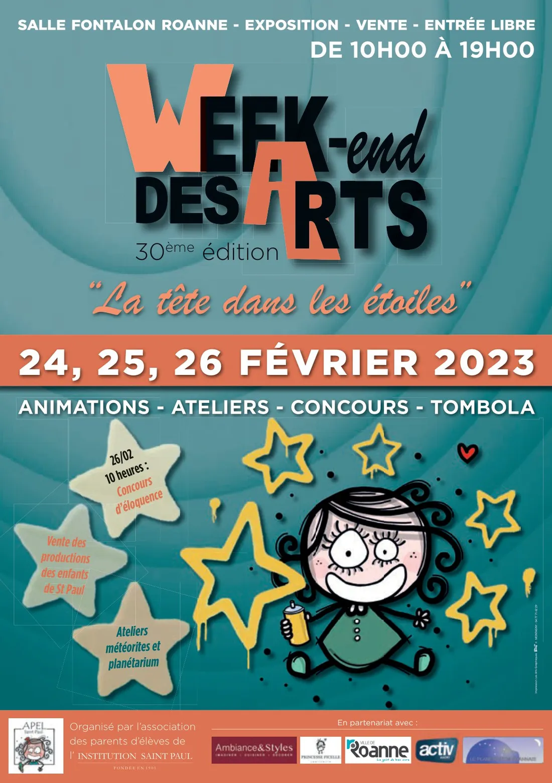 30ème édition du Week-end des Arts à Roanne