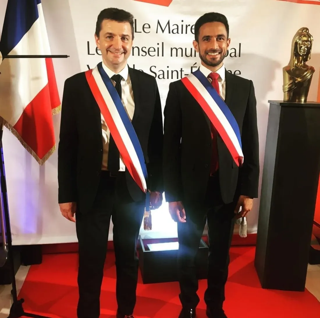 Gaël Perdriau et Samy Kéfi-Jérôme le 6 juillet 2020