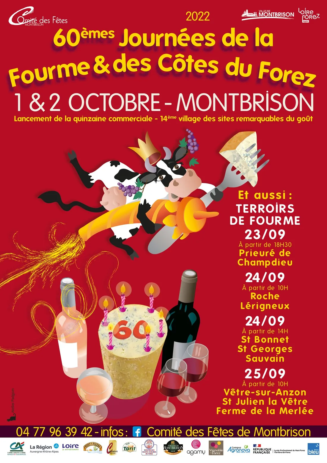 60èmes Journées de la Fourme & des Côtes du Forez à Montbrison