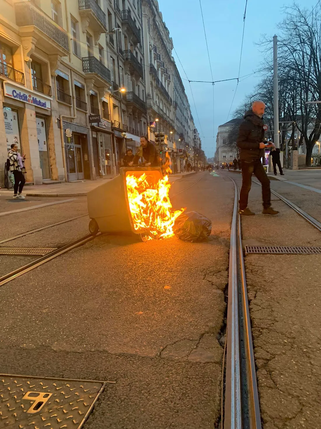La manifestation de ce jeudi 30 mars.