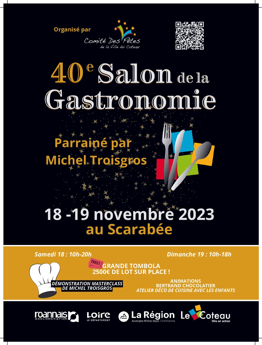 40ème Salon de la Gastronomie au Scarabée de Riorges