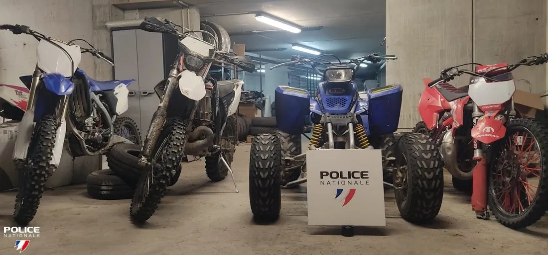 Les véhicules volés.