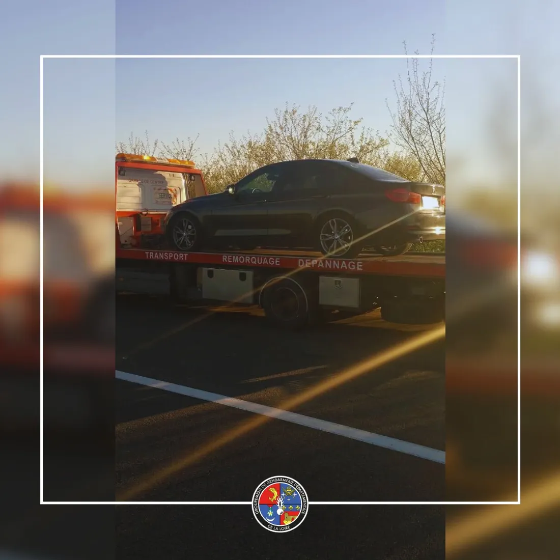 Le véhicule a été saisi.