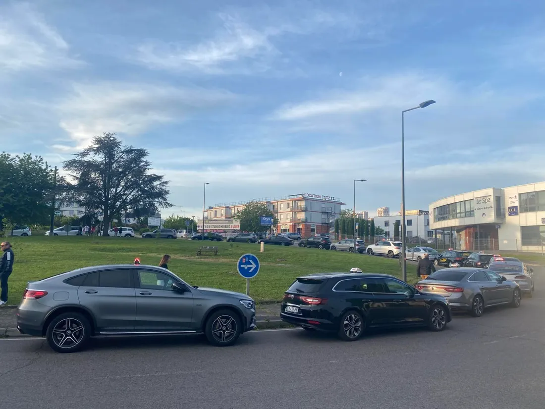 La mobilisation des taxis.