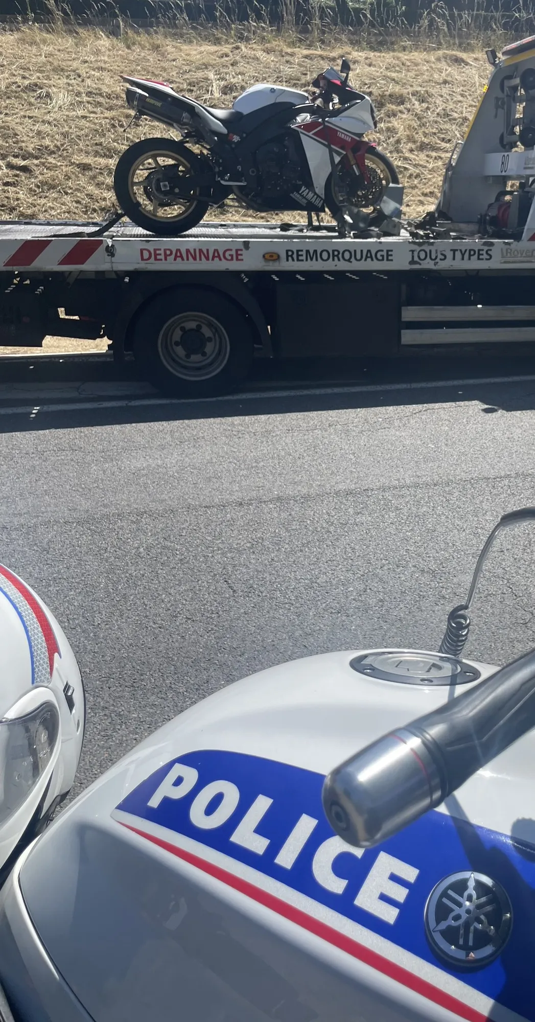 Une moto a été saisie.