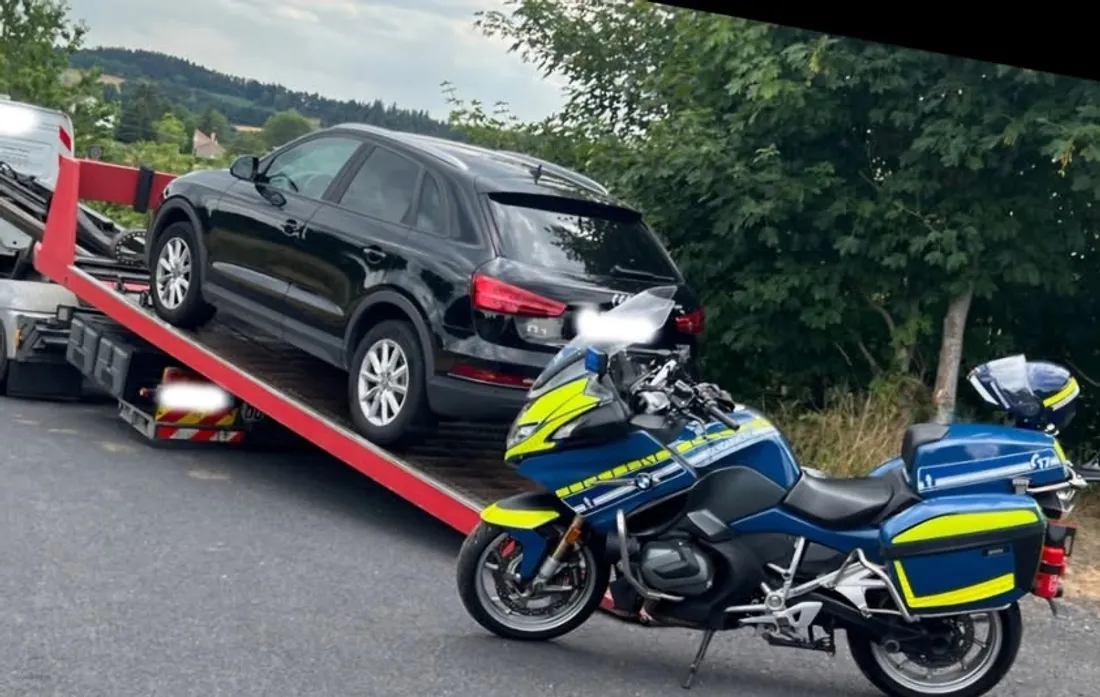 Le véhicule a été saisi.