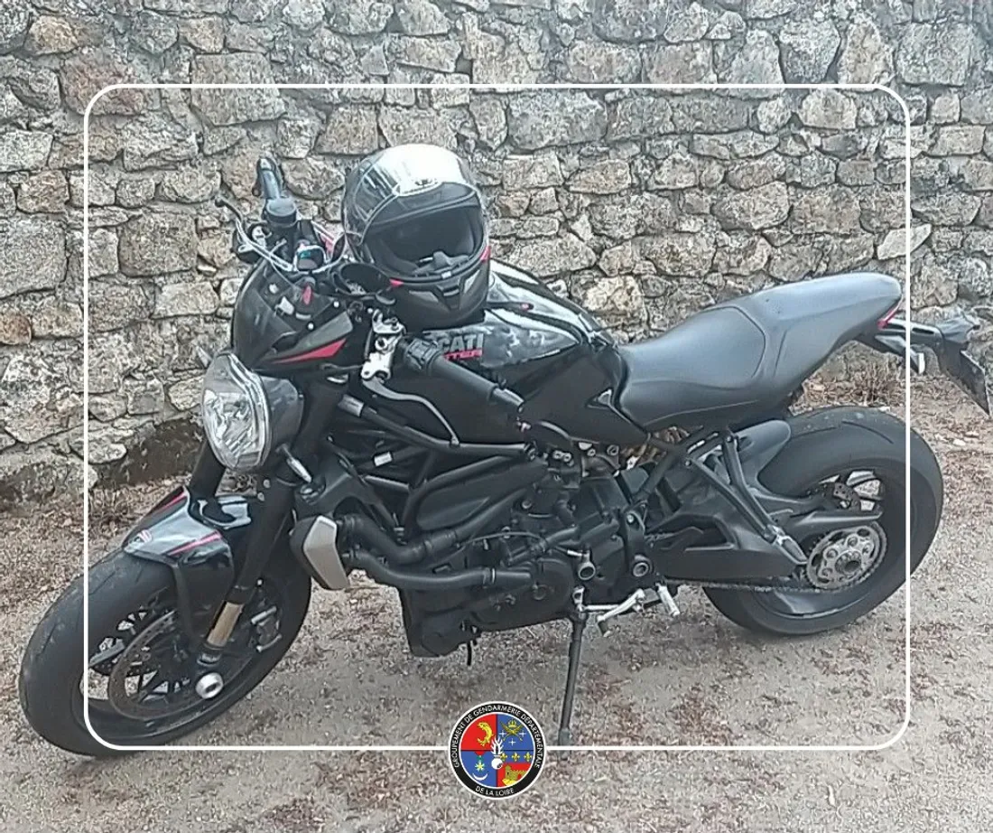 La moto a été saisie.