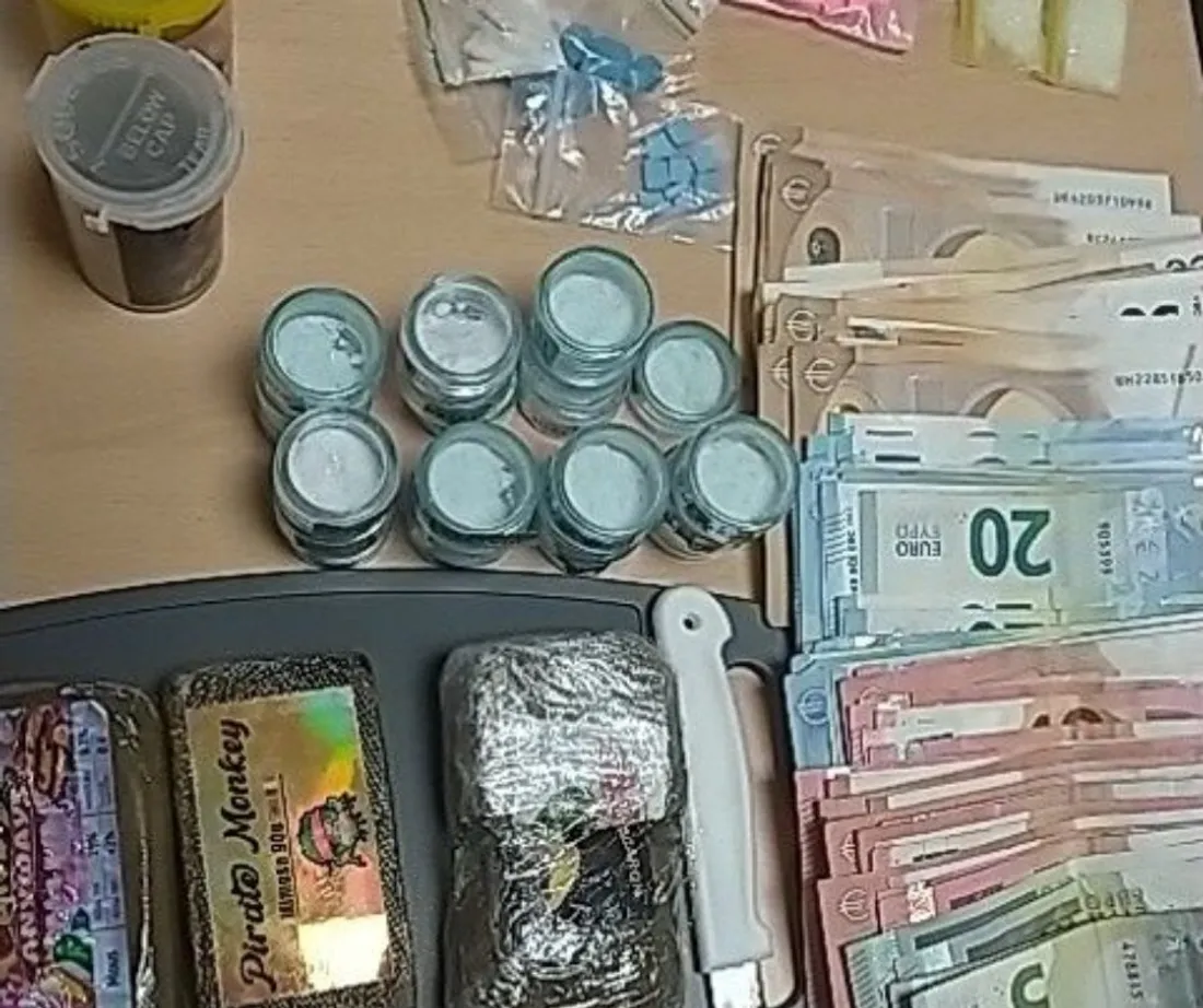 Les gendarmes ont mis la main sur une belle quantité de drogues.