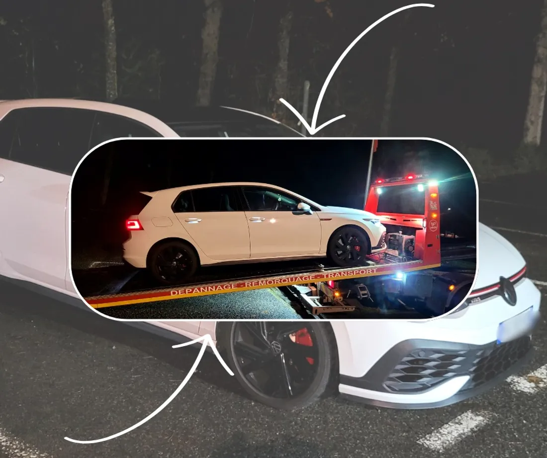 La voiture a été immobilisée. 