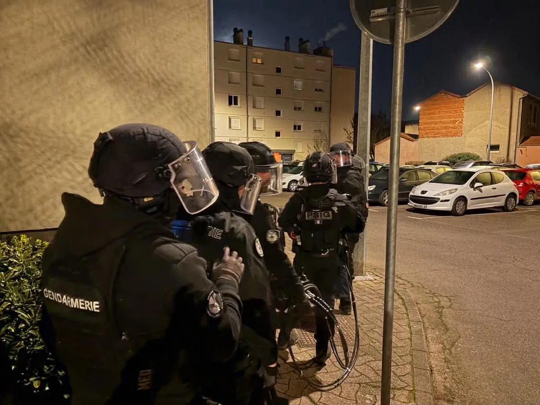 L'intervention des gendarmes dans le Roannais.