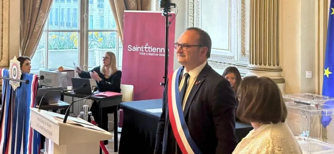 Régis Juanico, maire de Saint-Etienne.