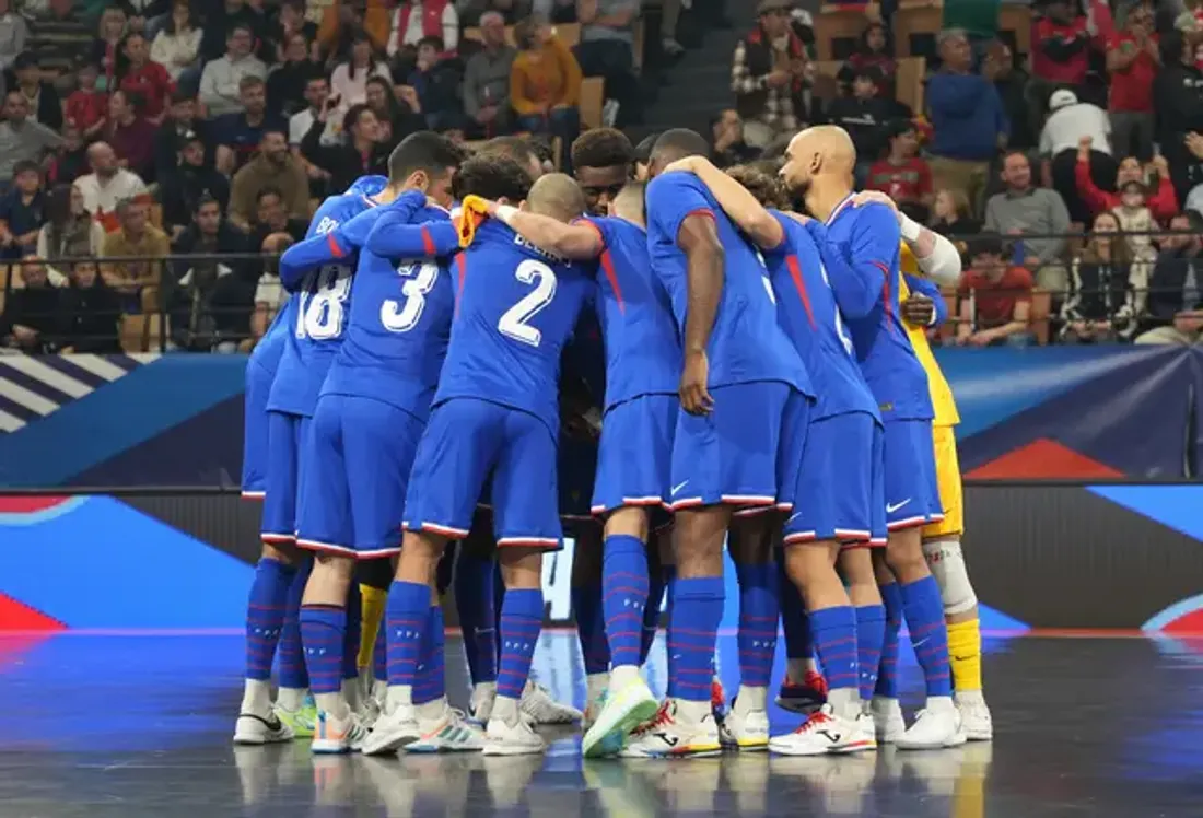 L'équipe de France de futsal.