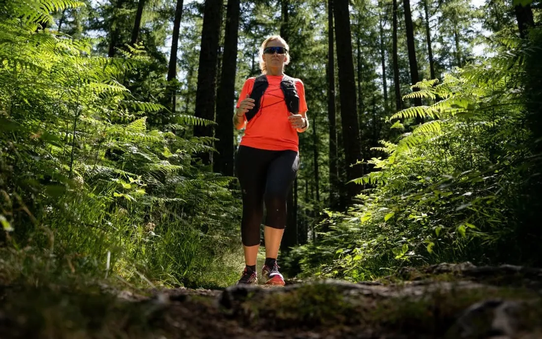 Trail dans le Forez.
