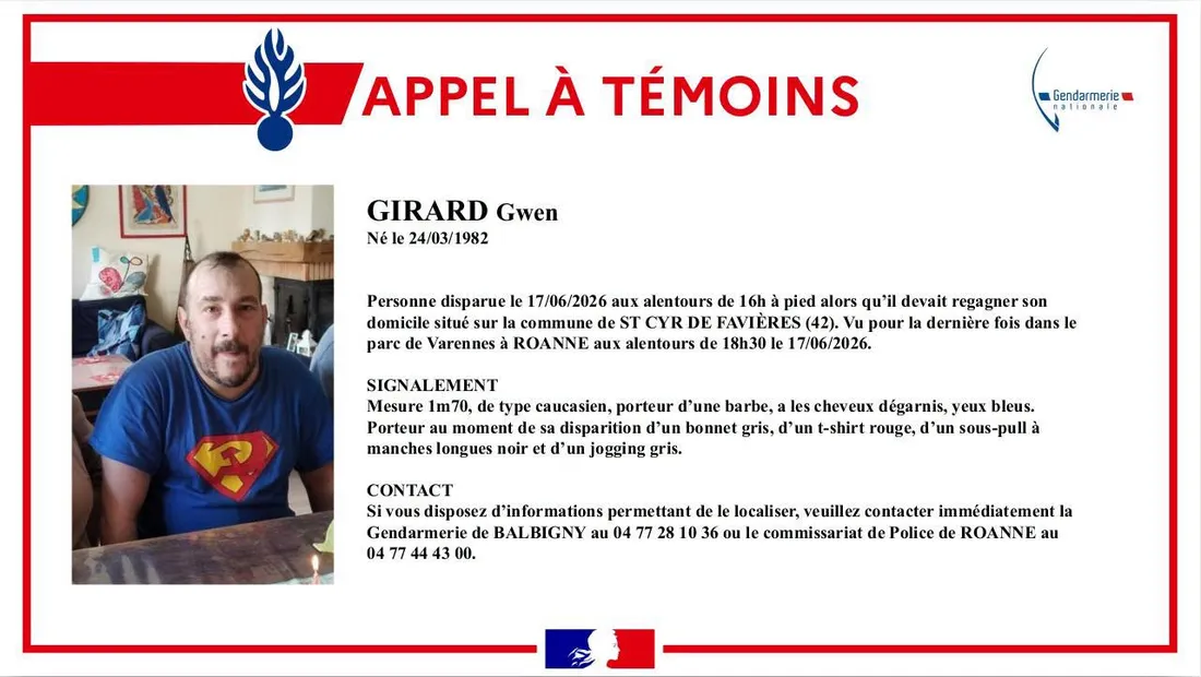 Gwen Girard a disparu depuis le 17 juin.