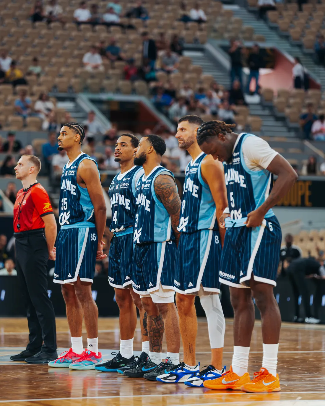 Photo d'illustration de la Chorale face à l'Asvel. 