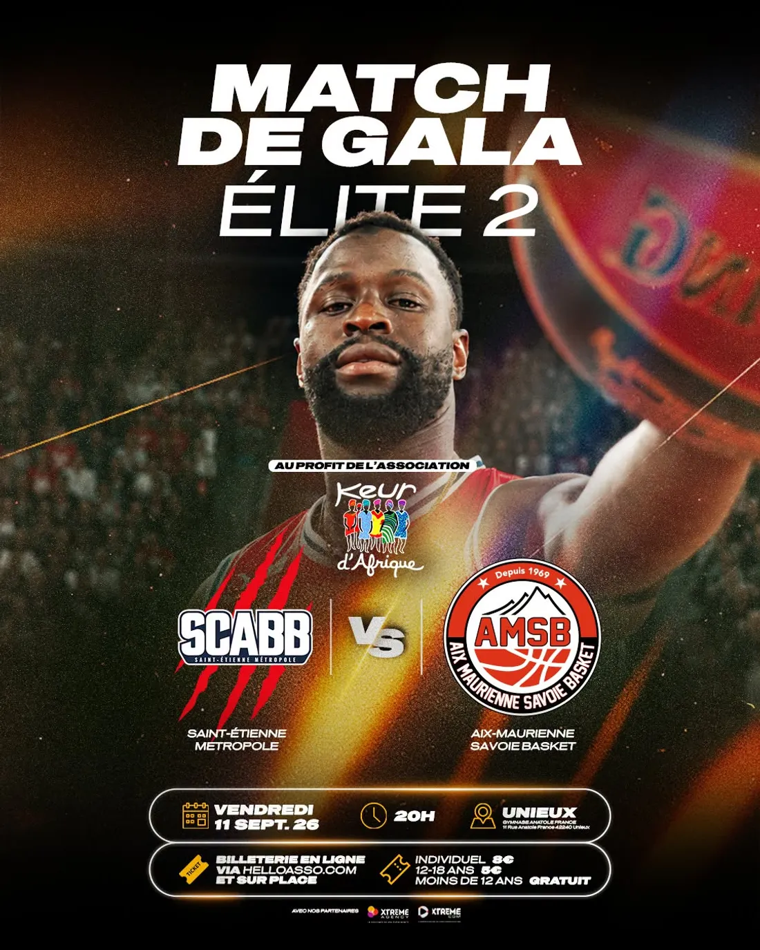 Le match a lieu ce vendredi 11 septembre à 20 heures. 