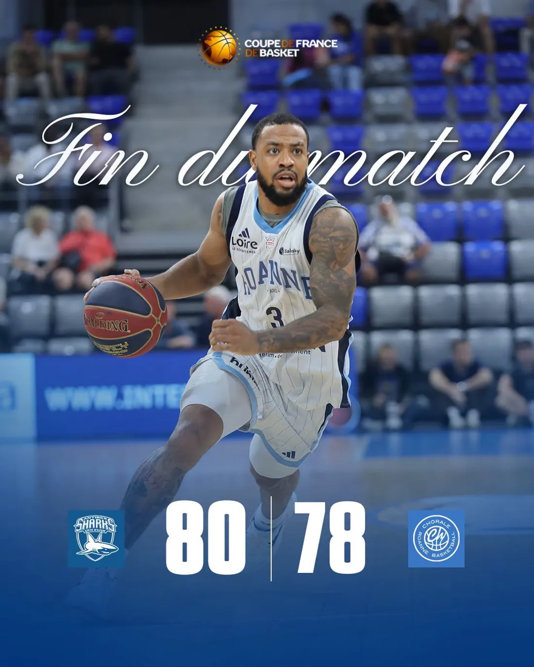 Le parcours en Coupe de France s'arrête déjà pour la Chorale. 