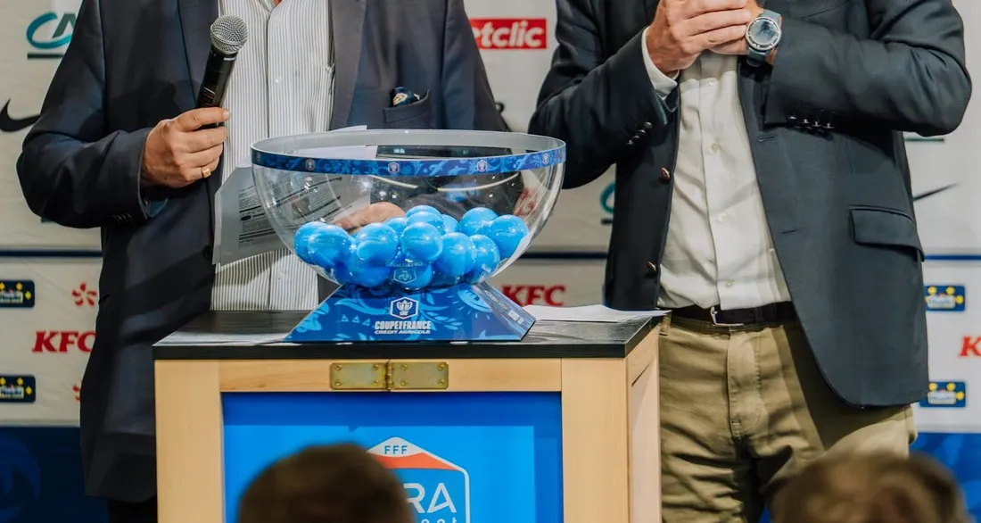 Le tirage au sort de la Coupe de France.