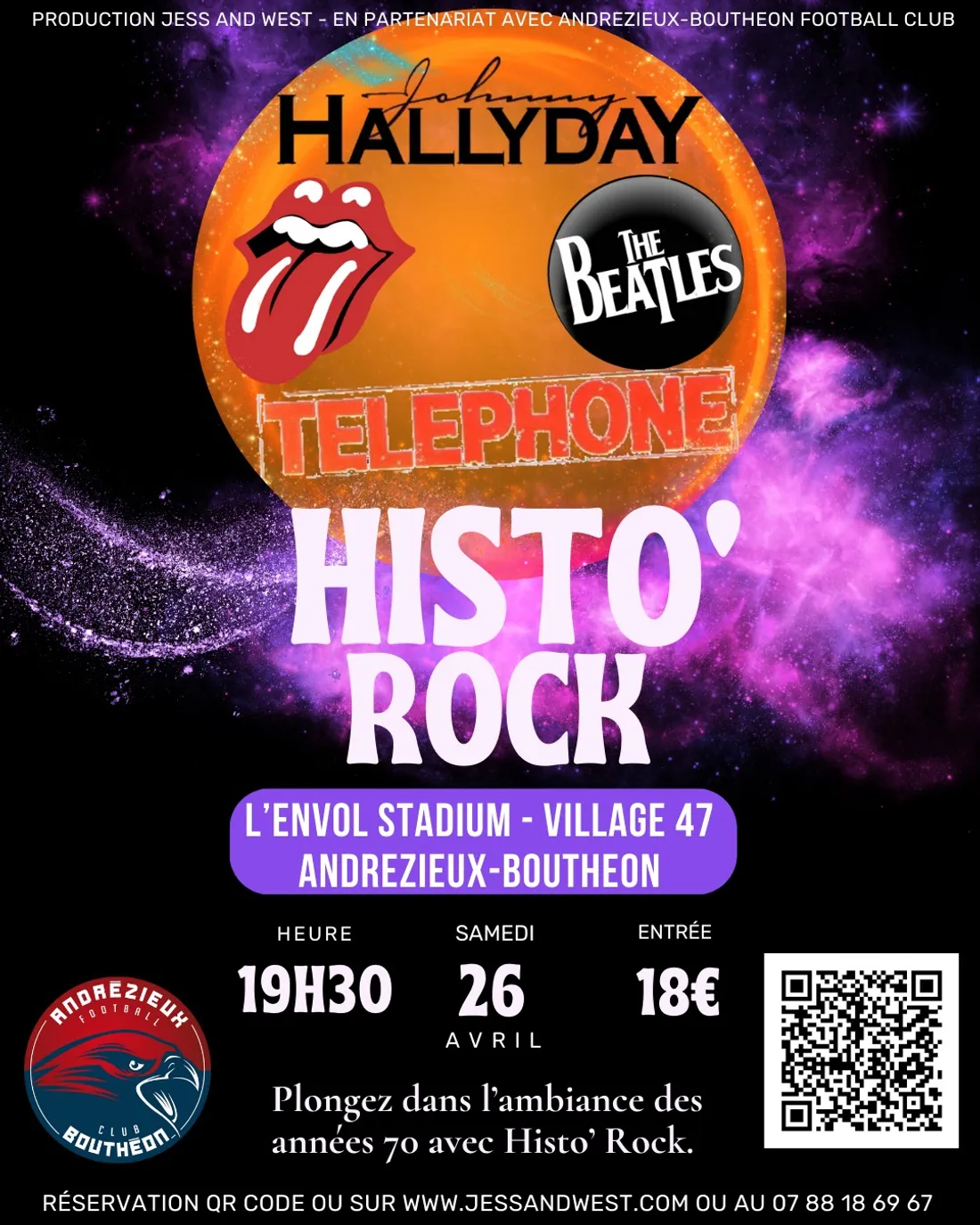 Histo'Rock à L'Envol Stadium à Andrézieux-Bouthéon