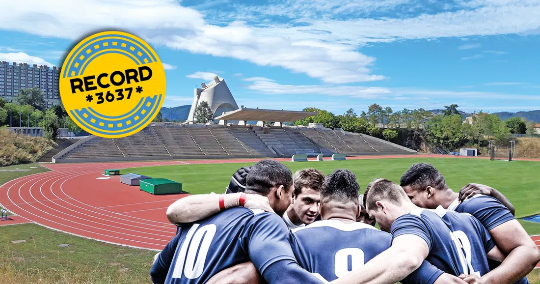 Téléthon 2024 à Firminy, la plus grande mêlée de rugby