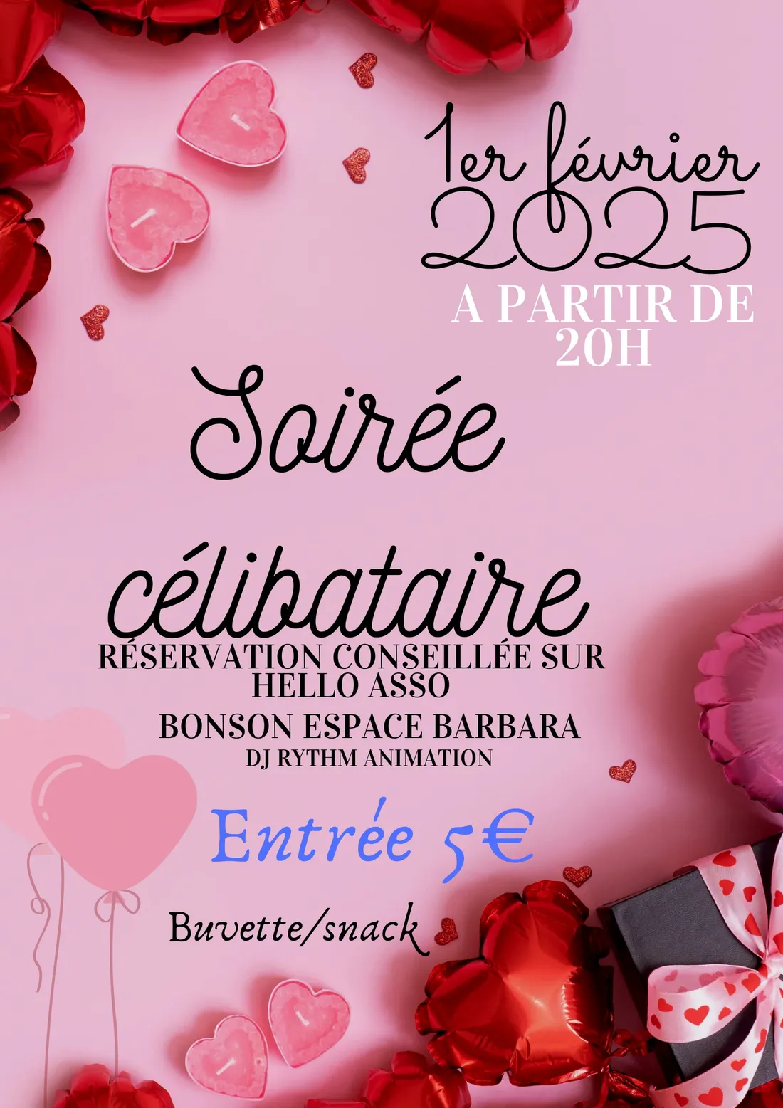 Soirée célibataires à Bonson