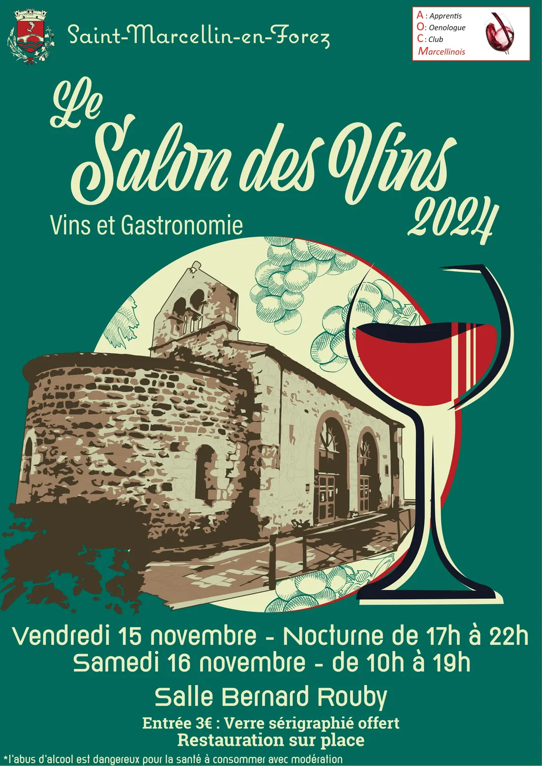Salon des vins et de la gastronomie à St-Marcellin-en-Forez