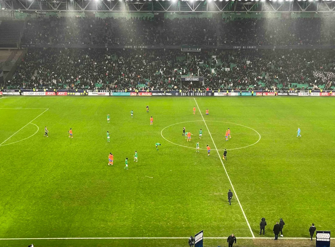 Comme il y a 15 jours, les Verts ont perdu face à l'OM, mais avec une correction cette fois (0-4).