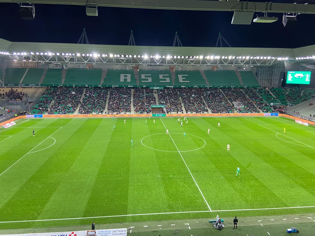 Les Verts reviennent de loin dans une partie mal engagée face à Caen. crédit photo : activradio.com
