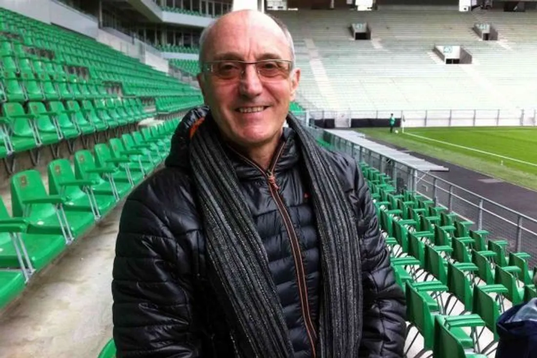 Christian Sarramagna, ex-ailier gauche de l'ASSE en 1976