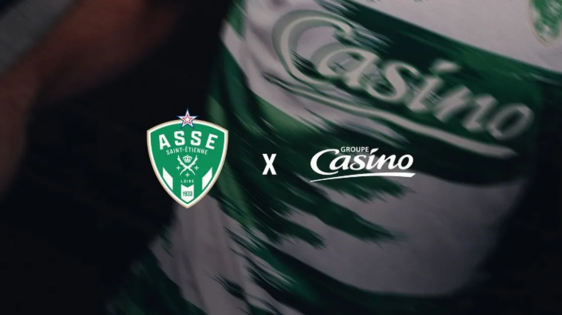 Le logo de la marque Casino sera présent sur les maillots d'échauffement de l'ASSE