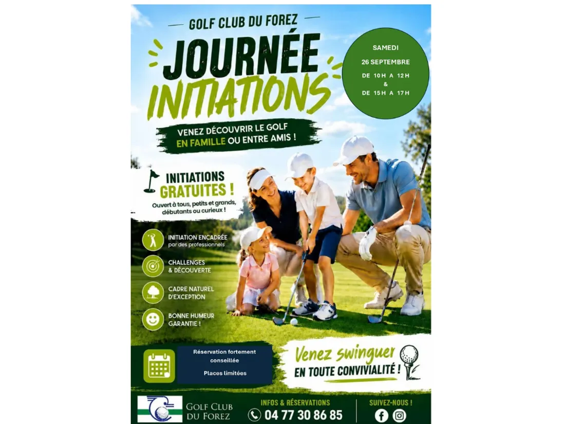 Journée initiations au golf à Craintilleux
