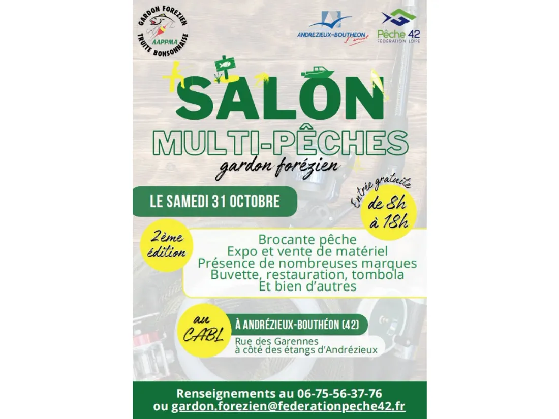 Salon multi-pêches à Andrezieux