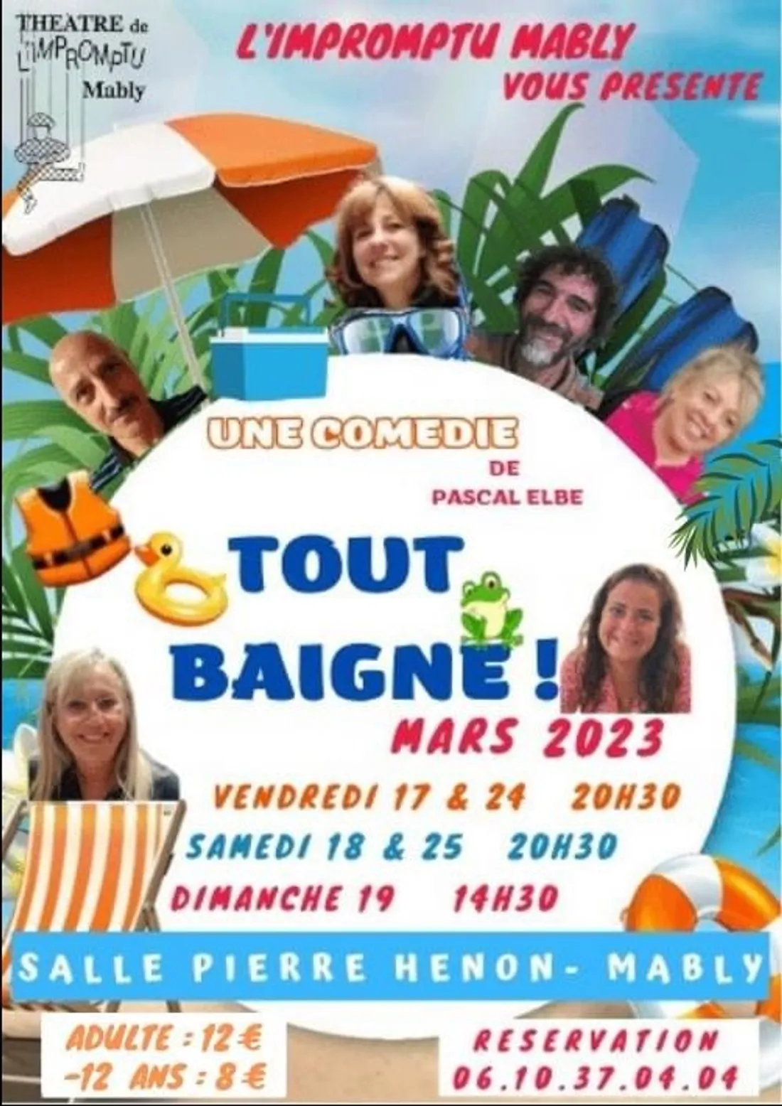 Théâtre "Tout baigne" à Mably