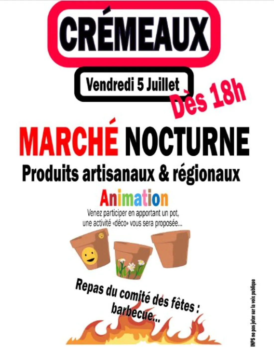 Marché nocturne de Crémeaux