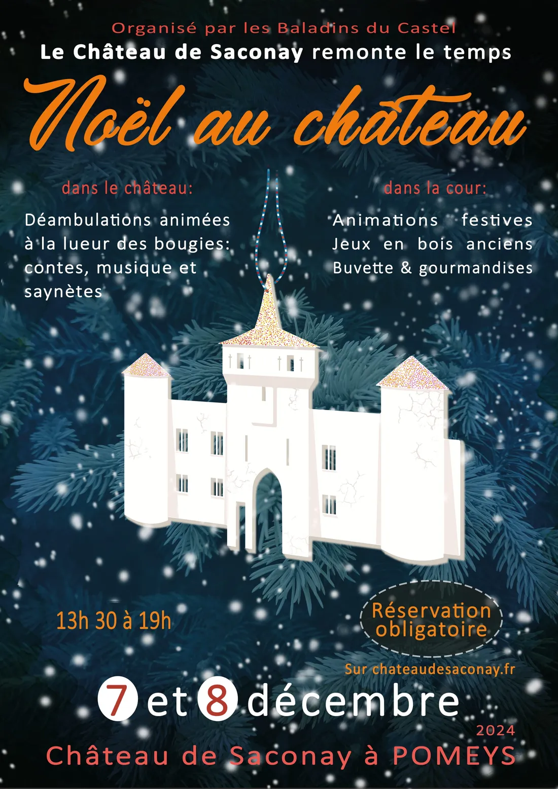 Noel au château à Pomeys