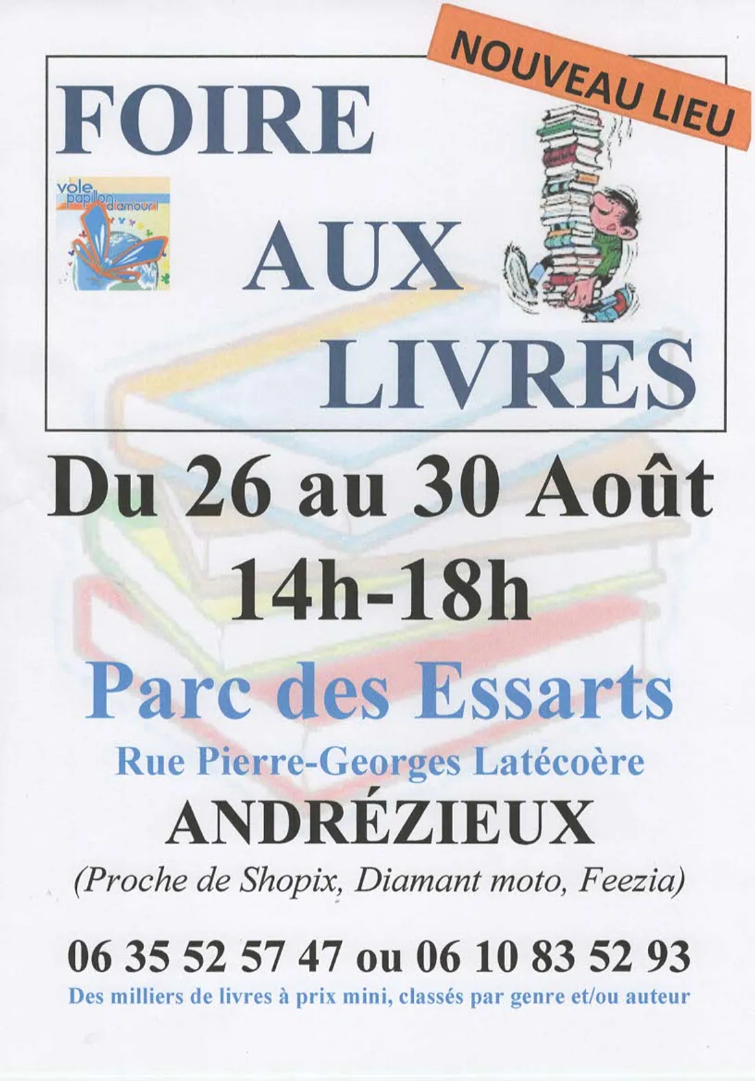 Foire aux livres à Andrézieux