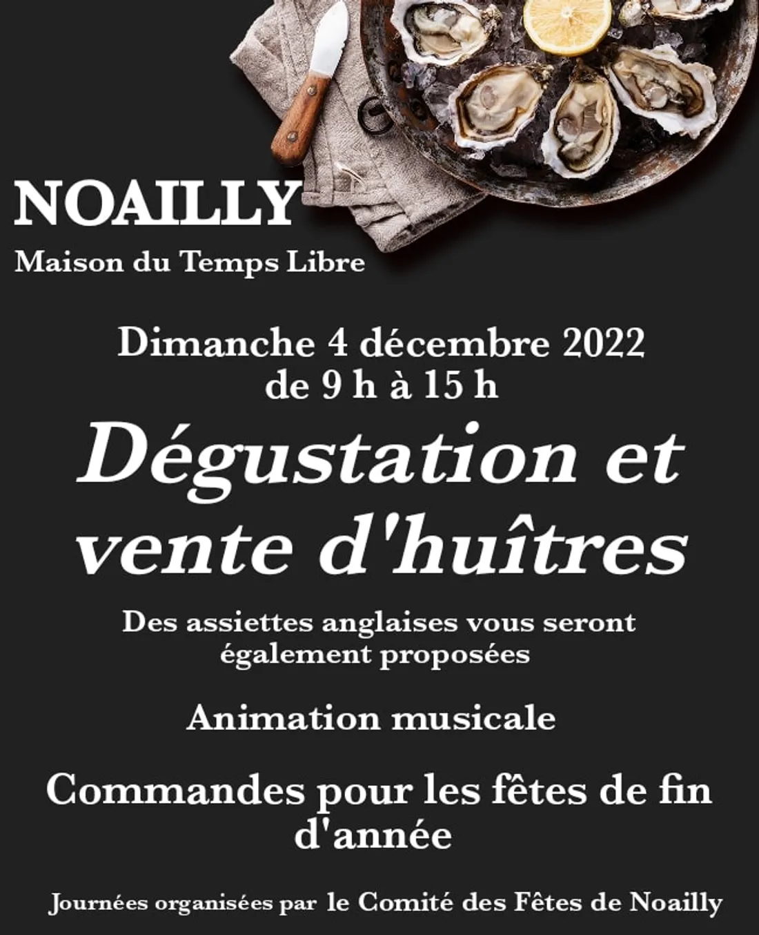 Bel'Huitres à Noailly