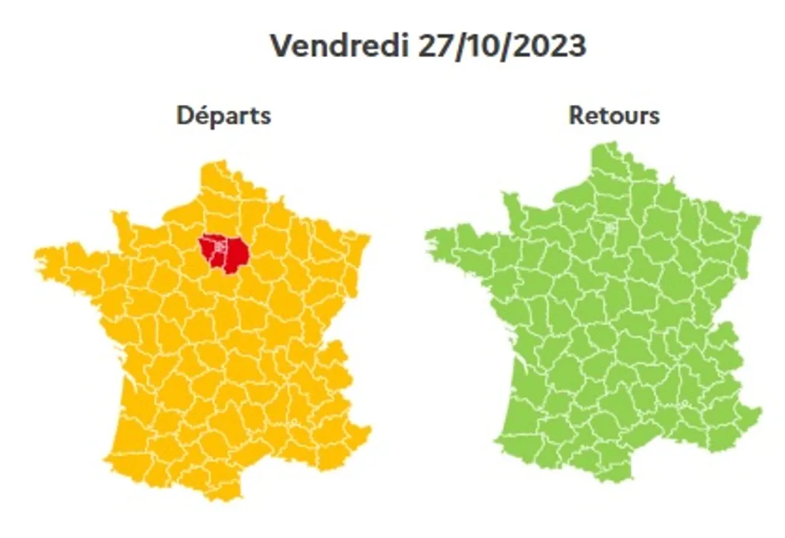 Les prévisions de ce vendredi 27 octobre.