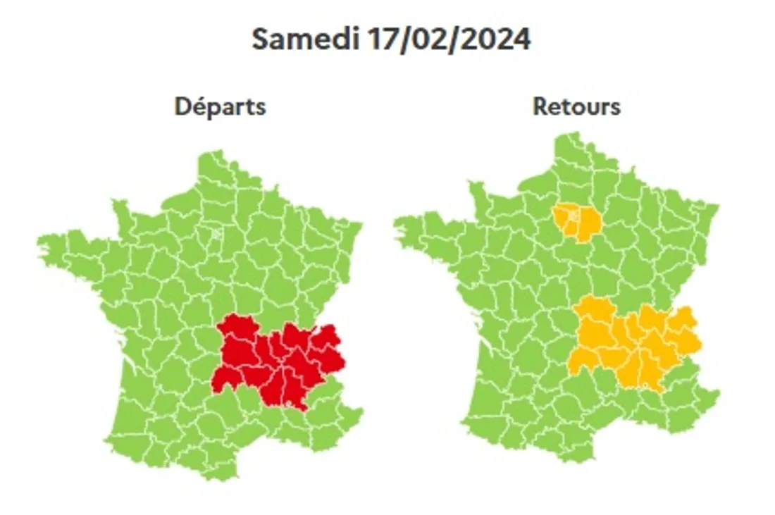 Les prévisions pour ce samedi.