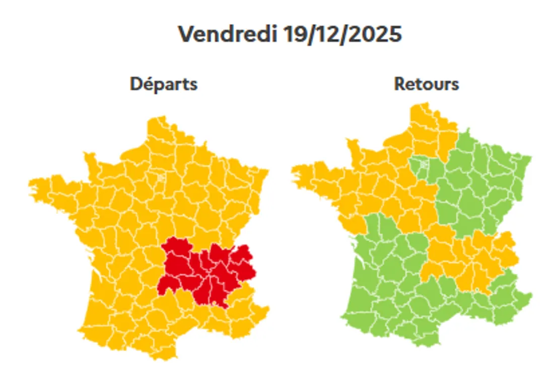 Les prévisions de ce vendredi.